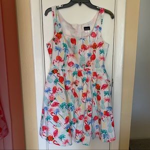 ModCloth Retrolicious Flamingo Dress